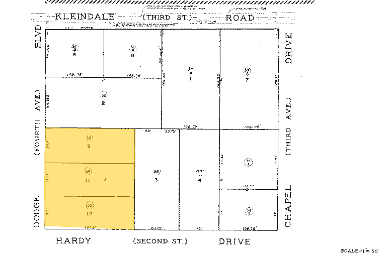 3366 N Dodge Blvd, Tucson, AZ for sale - Plat Map - Image 3 of 18