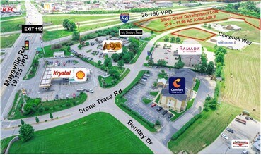 145 Stone Trace Dr, Mount Sterling, KY - AERIAL  map view