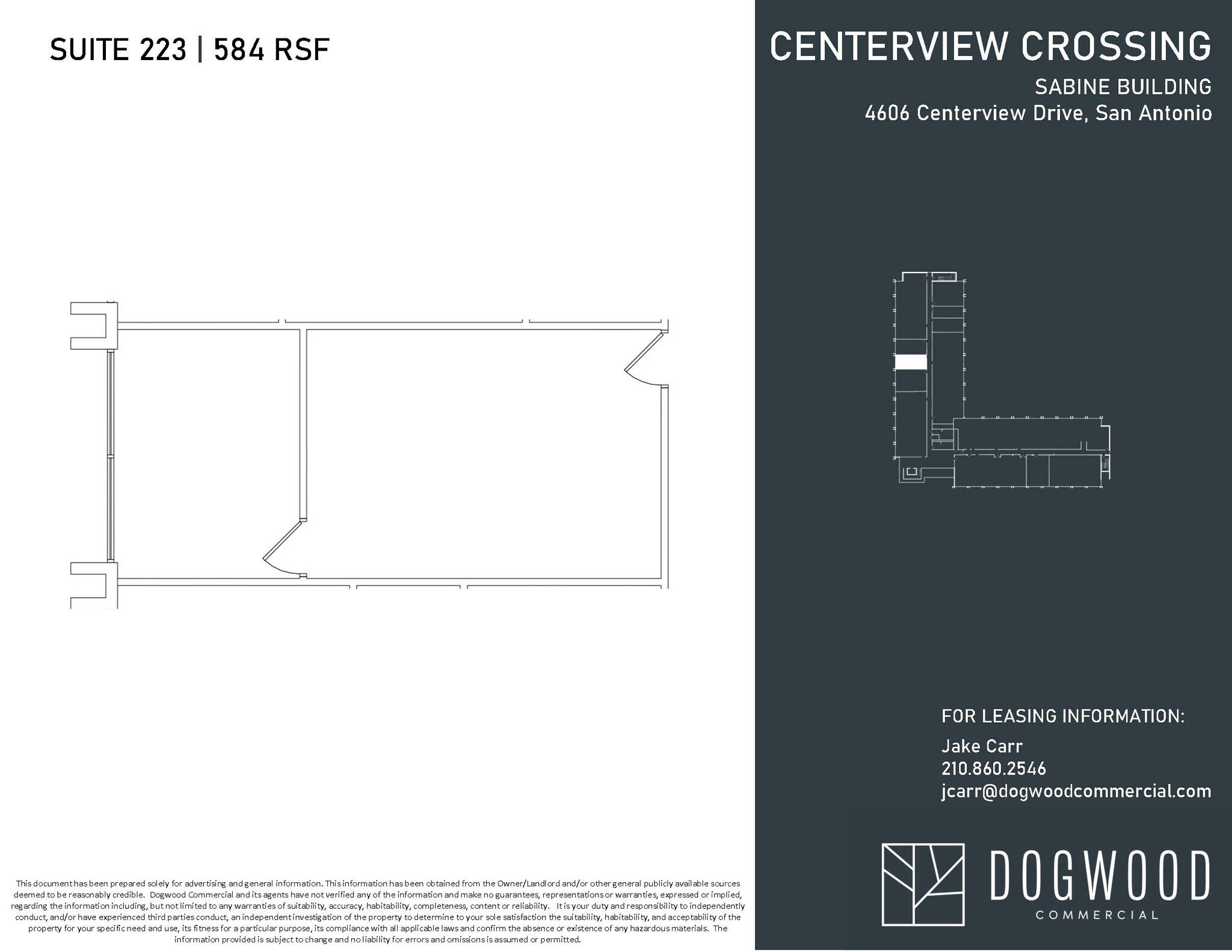4538 Centerview Dr, San Antonio, TX for lease Floor Plan- Image 1 of 1