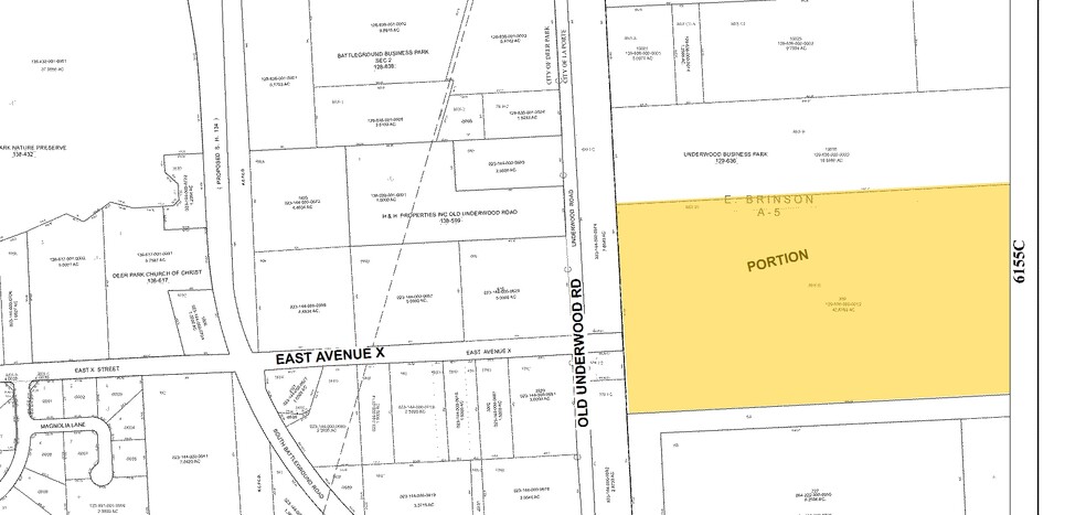 359 Old Underwood Rd, La Porte, TX for lease - Plat Map - Image 2 of 5