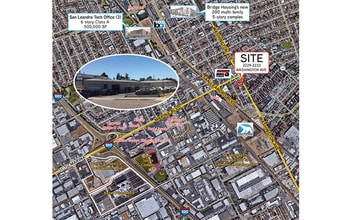 2229-2233 Washington Ave, San Leandro, CA - AERIAL  map view