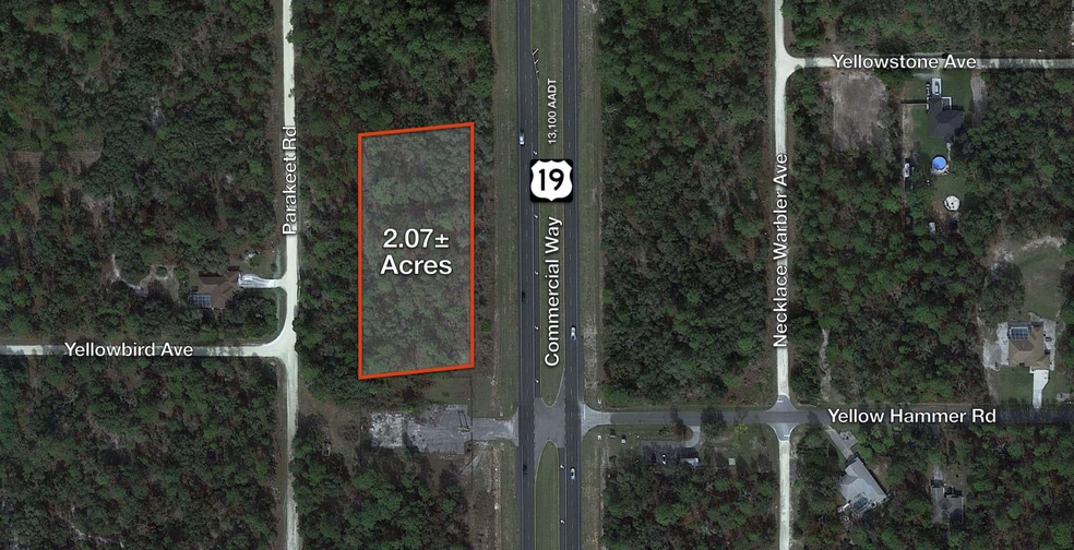 18100 Commercial way, Weeki Wachee, FL for sale - Primary Photo - Image 1 of 1
