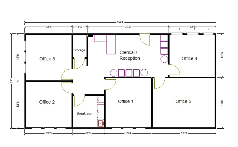 51 W Jackson St, Joliet, IL for lease Floor Plan- Image 1 of 1
