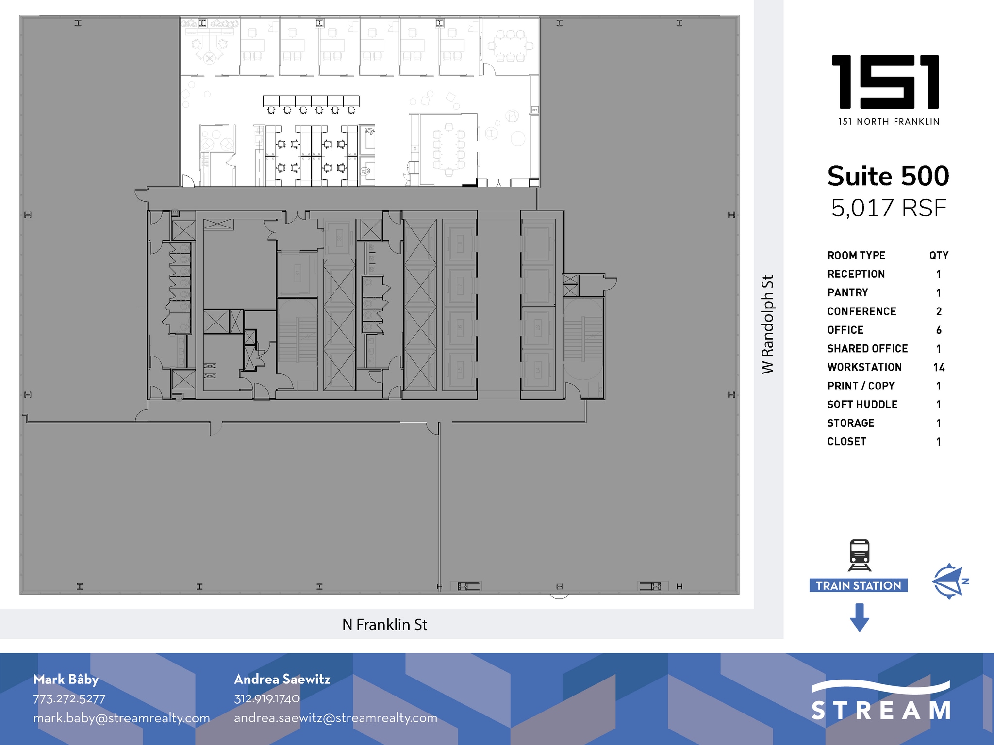 151 N Franklin St, Chicago, IL for lease Floor Plan- Image 1 of 6
