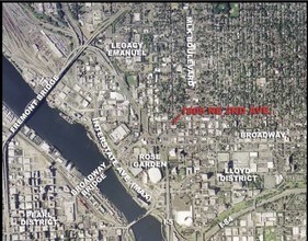 1805 NE 2nd Ave, Portland, OR - AERIAL  map view