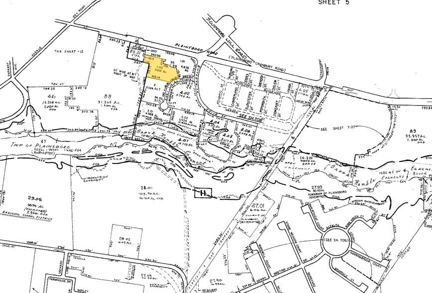 103 Morgan Ln, Plainsboro, NJ for sale - Plat Map - Image 3 of 14