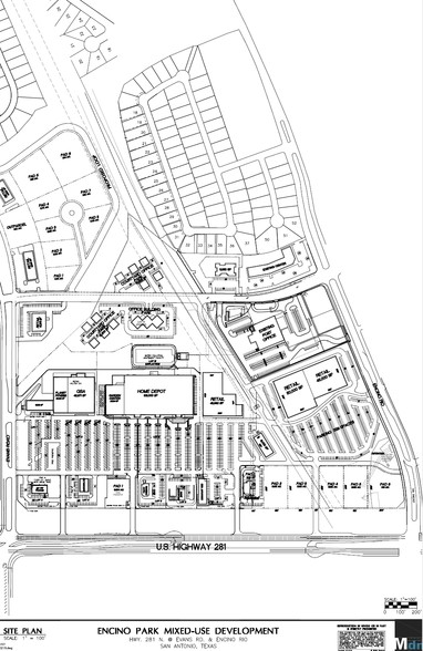 Encino Rio & Evans Rd, San Antonio, TX for sale - Site Plan - Image 2 of 2