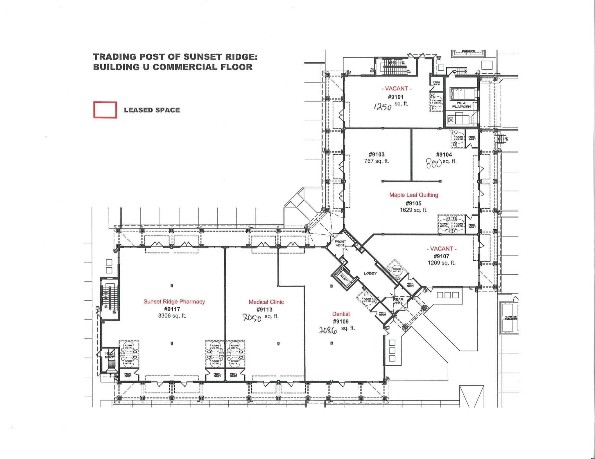 101 Sunset Dr, Cochrane, AB for lease Site Plan- Image 1 of 1
