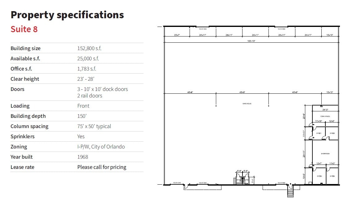 2515 Shader Rd, Orlando, FL for lease Floor Plan- Image 1 of 1