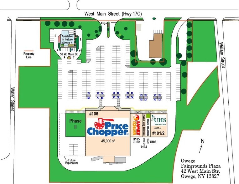 42 W Main St, Owego, NY for lease - Site Plan - Image 3 of 13