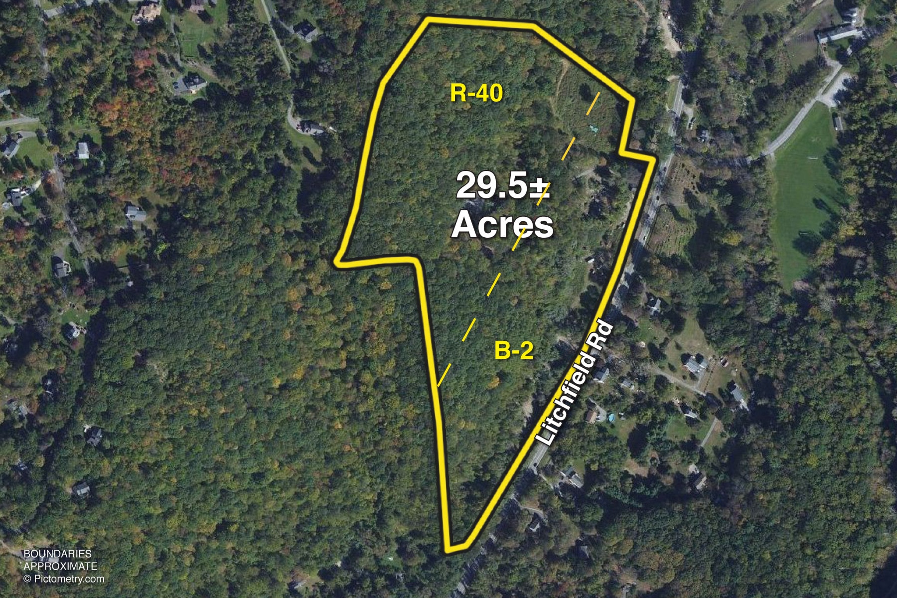 425 Litchfield Rd, New Milford, CT 06776 29.3 Acre Vacant Land
