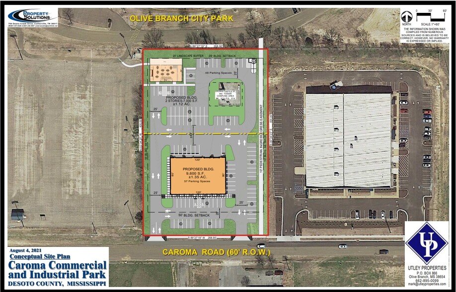 Caroma St, Olive Branch, MS for lease - Site Plan - Image 2 of 6