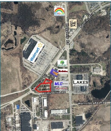 N Pontiac Trail & Walnut Lake Rd, Commerce Township, MI for sale Primary Photo- Image 1 of 1
