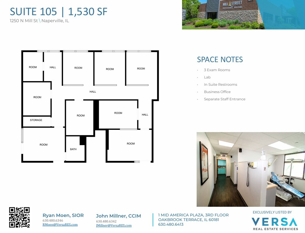 1250 N Mill St, Naperville, IL for lease Floor Plan- Image 1 of 1