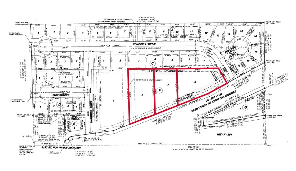 810 E Kechi Rd, Kechi, KS for sale - Plat Map - Image 2 of 2