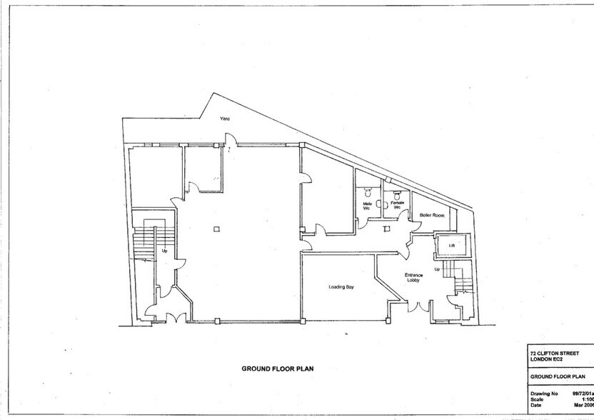 68-76 Clifton St, London for lease - Floor Plan - Image 2 of 20