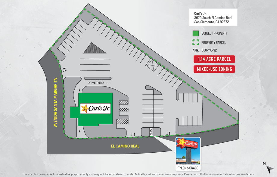 3929 S El Camino Real, San Clemente, CA for sale - Site Plan - Image 2 of 4