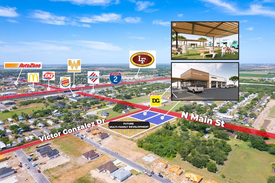 1500 N Main St, La Feria, TX for lease - Aerial - Image 2 of 7