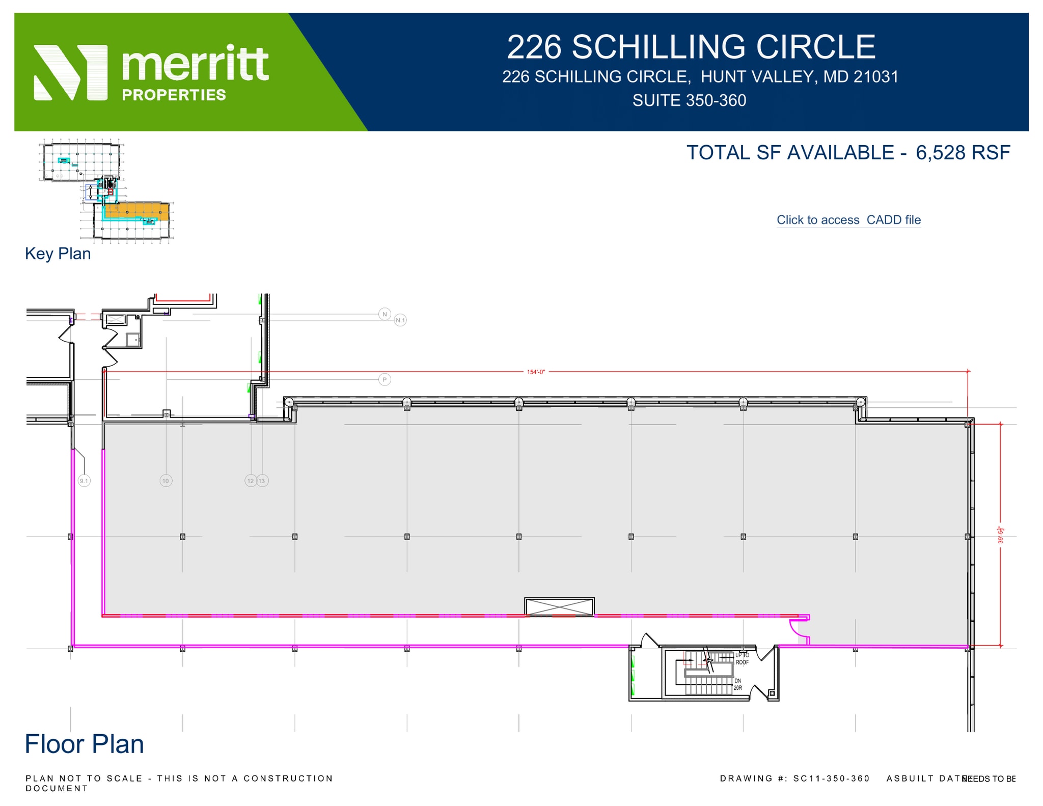 215 Schilling Cir, Hunt Valley, MD for lease Floor Plan- Image 1 of 1