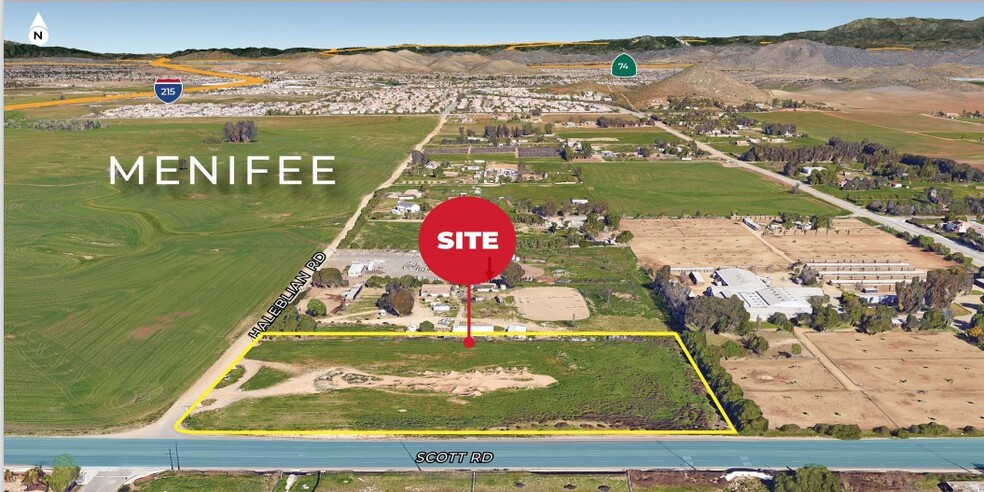 Scott Rd, Menifee, CA for sale - Aerial - Image 1 of 1