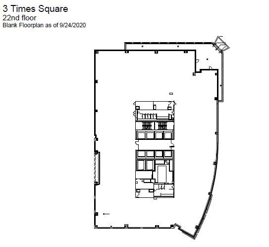 3 Times Sq, New York, NY for lease Floor Plan- Image 1 of 5