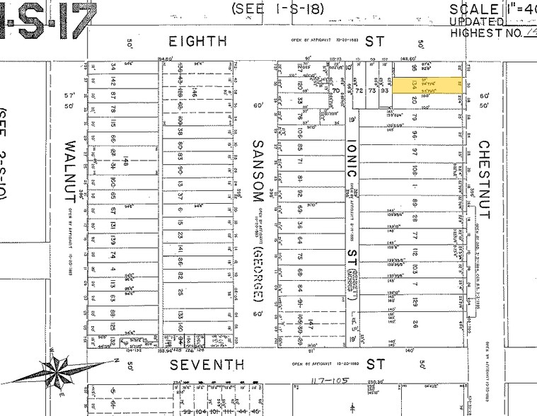 730-732 Chestnut St, Philadelphia, PA for sale - Plat Map - Image 2 of 5