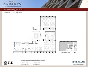 8725 W Higgins Rd, Chicago, IL for lease Floor Plan- Image 1 of 1