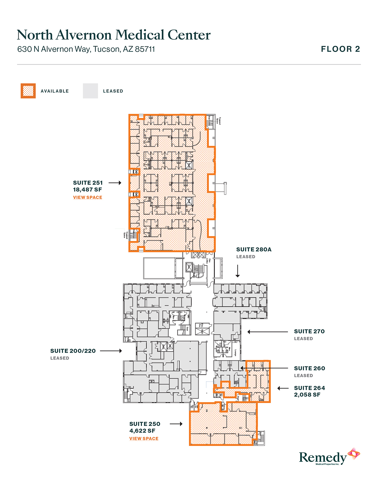 630 N Alvernon Way, Tucson, AZ for lease Floor Plan- Image 1 of 5