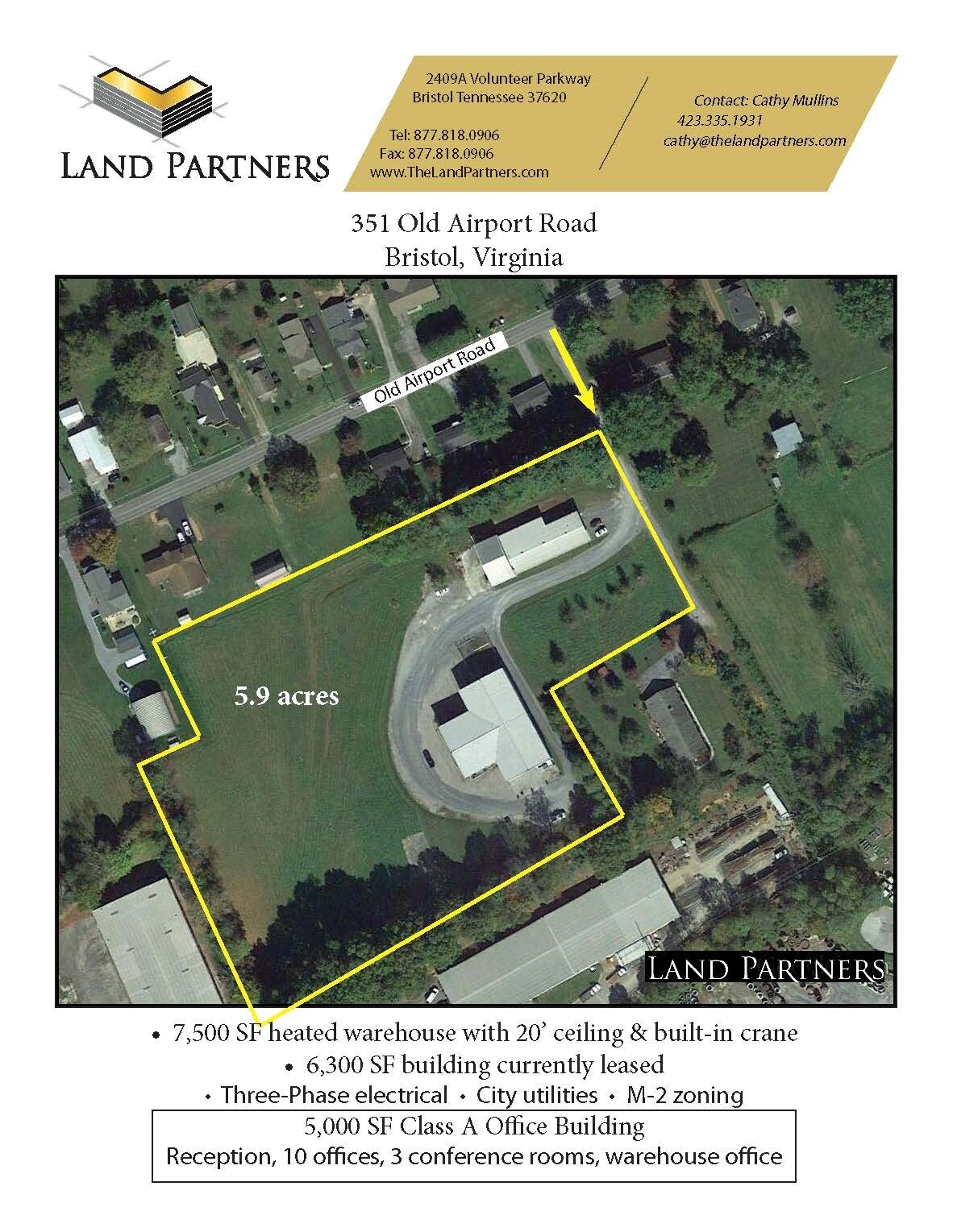 351 Old Airport Rd, Bristol, VA for sale Aerial- Image 1 of 1