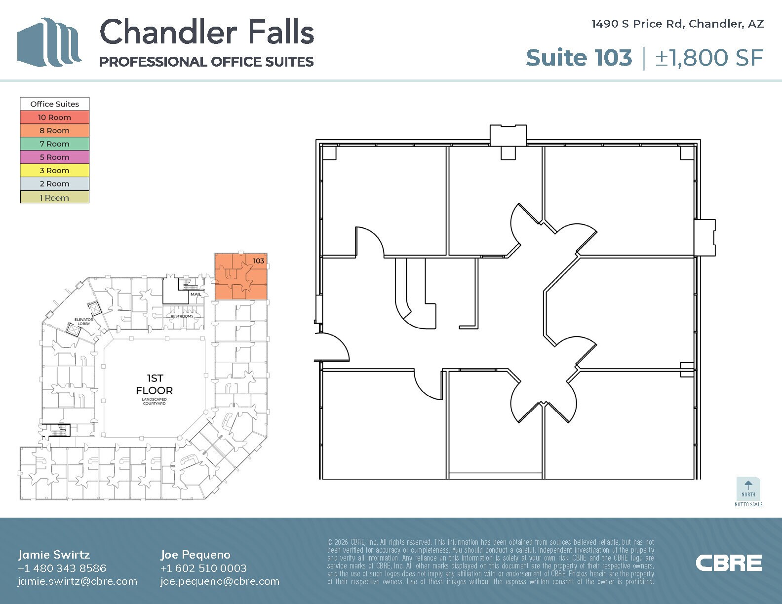 1490 S Price Rd, Chandler, AZ for lease Floor Plan- Image 1 of 1
