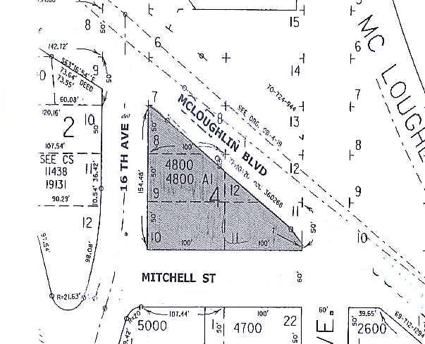 5035 SE McLoughlin Blvd, Portland, OR for sale Plat Map- Image 1 of 1