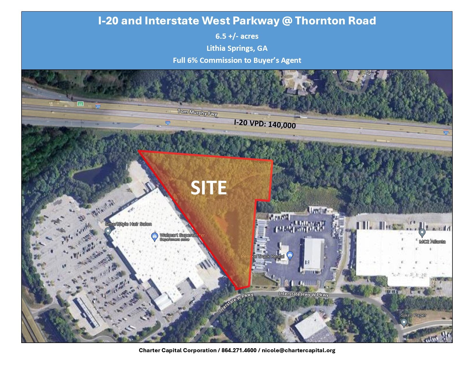 I-20 & Interstate West Pky, Austell, GA for sale Building Photo- Image 1 of 2