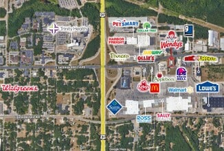 1865 E Sherman Blvd, Muskegon, MI - Aerial map view