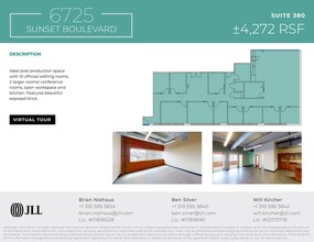 6725 W Sunset Blvd, Los Angeles, CA for lease Site Plan- Image 1 of 5