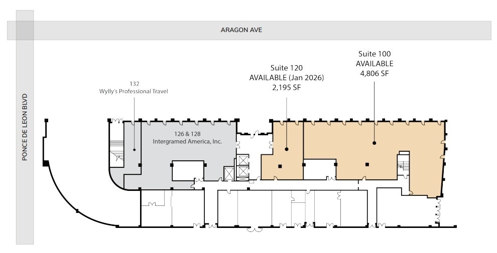 2333 Ponce de Leon Blvd, Coral Gables, FL for lease Floor Plan- Image 1 of 2