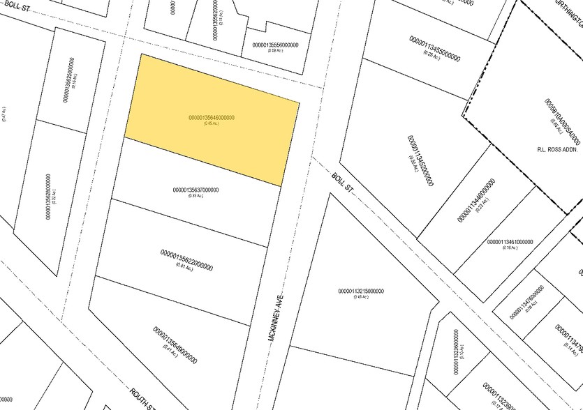 2633 McKinney Ave, Dallas, TX for lease - Plat Map - Image 2 of 5