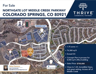 More details for Middle Creek Parkway, Colorado Springs, CO - Land for Sale