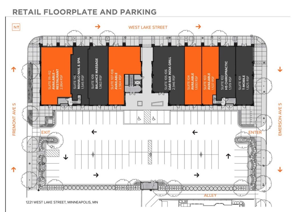 1221 W Lake St, Minneapolis, MN for lease Floor Plan- Image 1 of 1