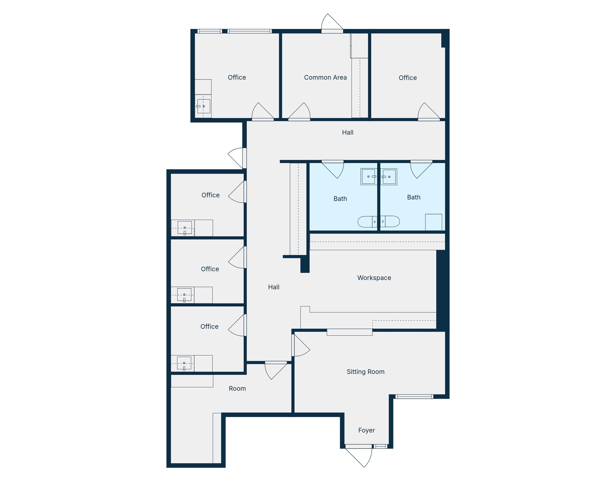 81719 Doctor Carreon Blvd, Indio, CA for lease Floor Plan- Image 1 of 8