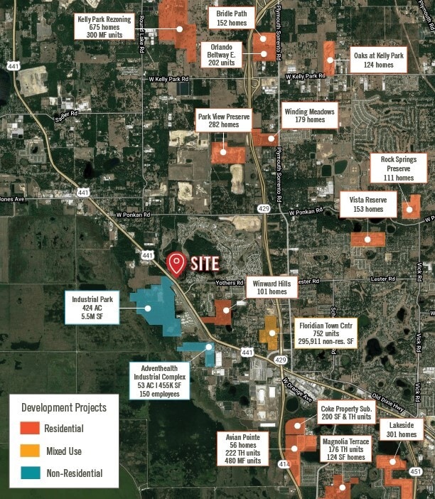 W. Orange Blossom Trail Spillman Drive, Zellwood, FL 32798 Zellwood