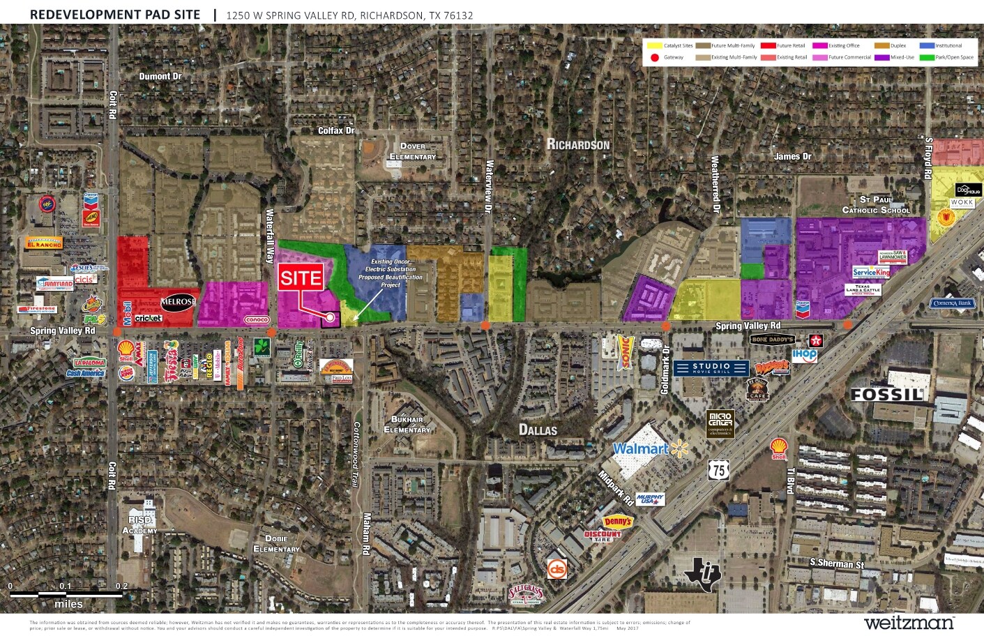 1250 W Spring Valley Rd, Richardson, TX for sale Aerial- Image 1 of 1