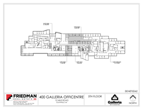 300 Galleria Officentre, Southfield, MI for lease Floor Plan- Image 2 of 2