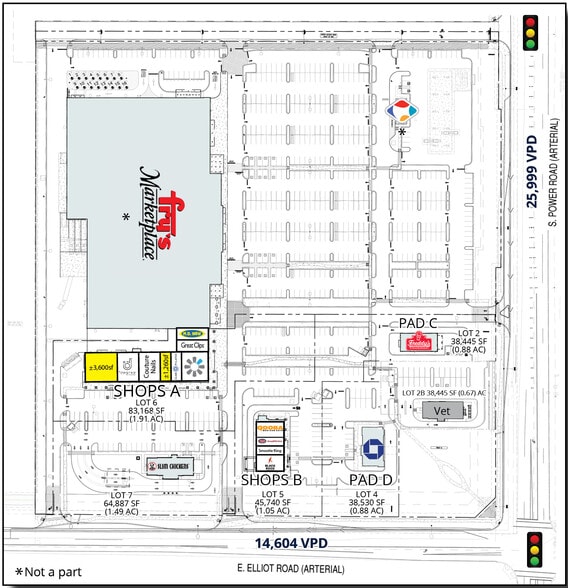 NWC Power Rd & Elliot Rd, Gilbert, AZ for lease - Building Photo - Image 2 of 2