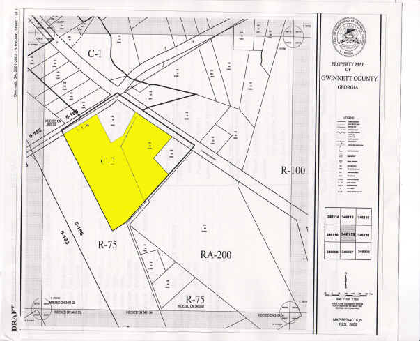 2715 Loganville Hwy, Loganville, GA for lease - Plat Map - Image 2 of 9