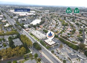 835 Blossom Hill Rd, San Jose, CA - aerial  map view