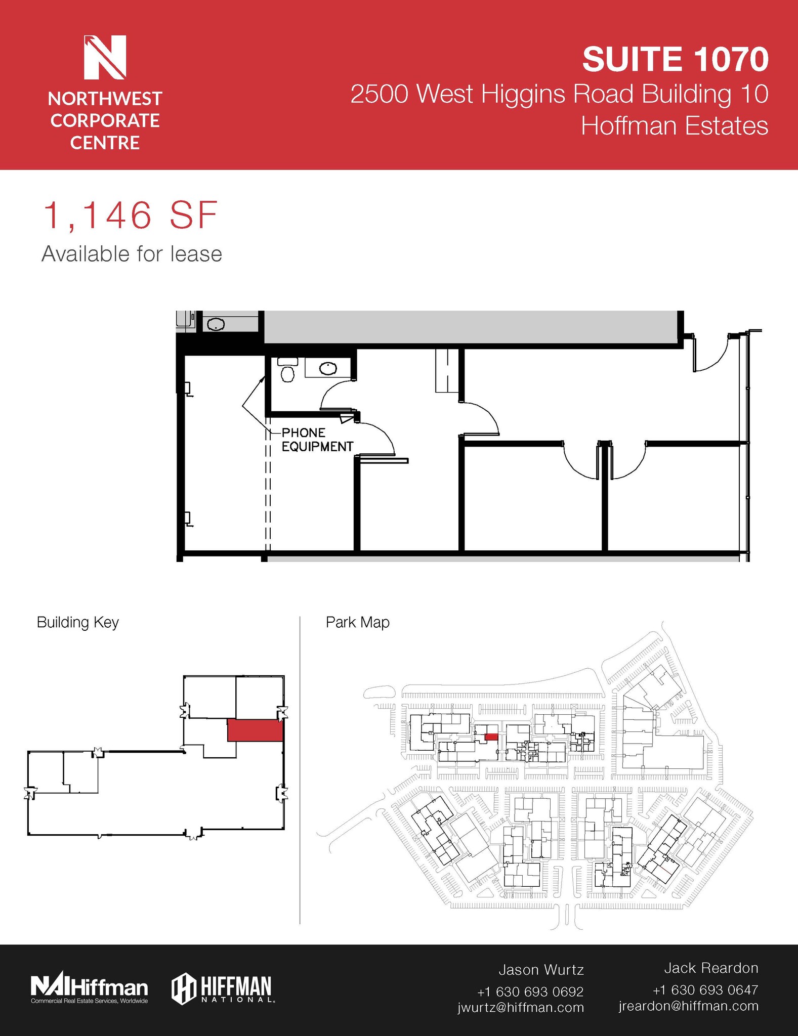 2500 W Higgins Rd, Hoffman Estates, IL for lease Floor Plan- Image 1 of 1