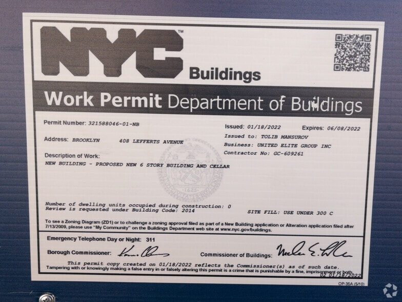 408 Lefferts Ave, Brooklyn, NY for sale - Building Photo - Image 3 of 8