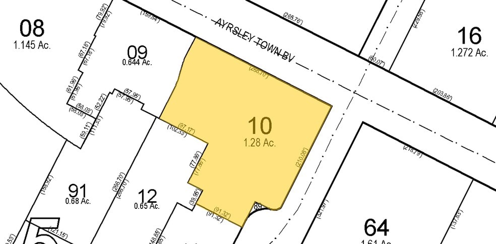 1916 Ayrsley Town Blvd, Charlotte, NC for lease - Plat Map - Image 2 of 33