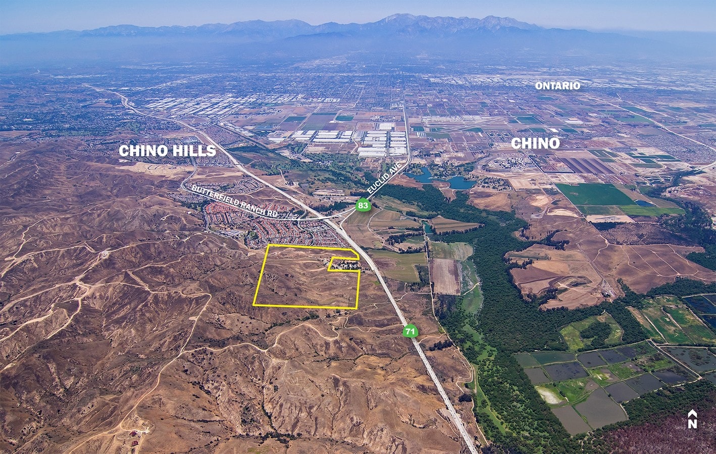 Butterfield Ranch Rd & 71 Freeway, Chino Hills, CA 91709