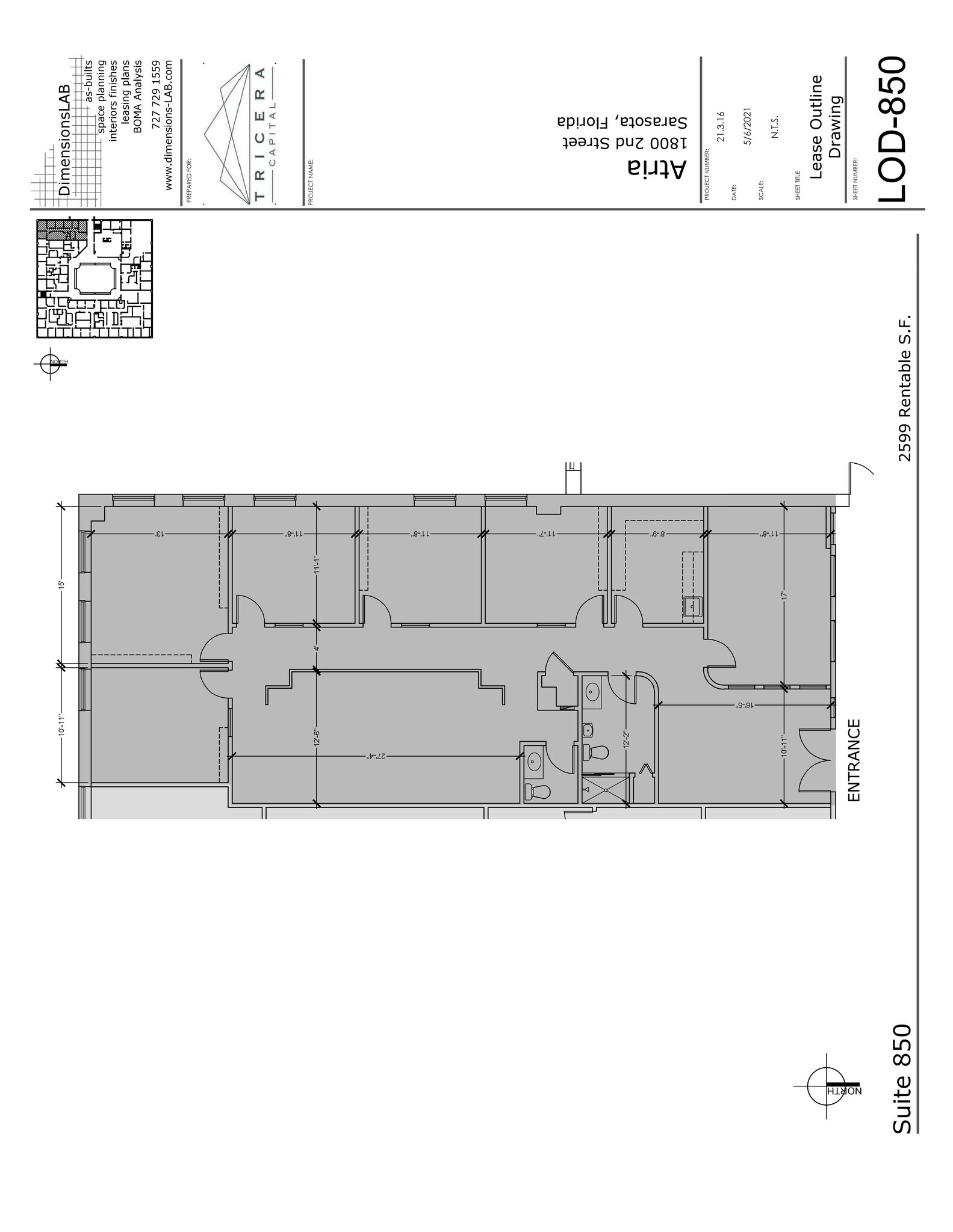 1800 2nd St, Sarasota, FL for lease Site Plan- Image 1 of 1